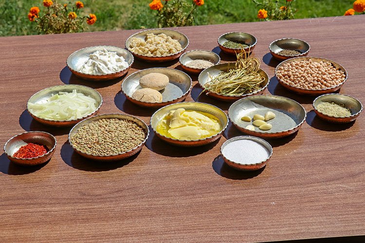 Keledoş yemeği malzemeleri