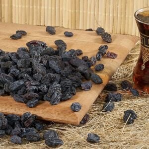Organik Özbek Siyah Çekirdeksiz Kuru Üzüm 1 kg